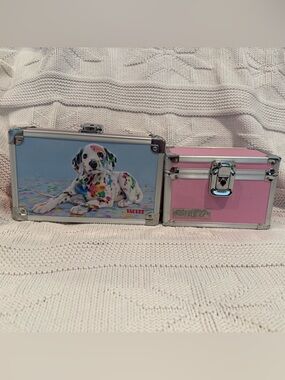 2 Vaultz Pencil/Trinket Storage Boxes, NO Keys